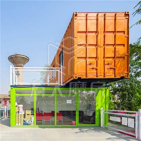Modulaire container coffeeshop verzonden naar de Verenigde Staten