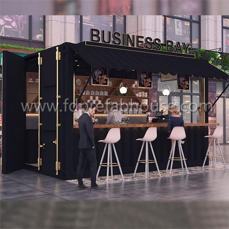 Green 10ft Container Cafe