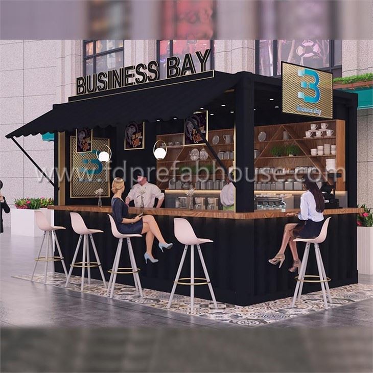 Green 10ft Container Cafe